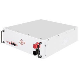 Зображення 3 Lifepo4 акумулятор LogicPower LiFePO4 51,2V, 100 Ah (5120Wh) (BMS SP 100A/50А) RM RS485/CAN LCD WH (37736), Ємність (Аг): 100 А&middot;год