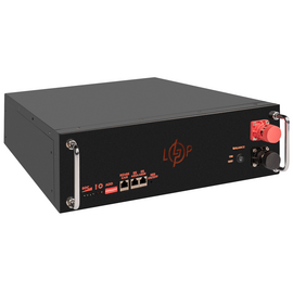Зображення 4 Lifepo4 акумулятор LogicPower LiFePO4 51,2V, 100 Ah (5120Wh) (BMS SP 100A/50А) RM RS485/CAN LCD BL (38135), Ємність (Аг): 100 А&middot;год