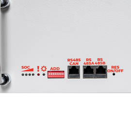 Зображення 4 Lifepo4 акумулятор LogicPower LiFePO4 51,2V, 100 Ah (5120Wh) (BMS SP 100A/50А) RM RS485/CAN LCD WH (37736), Ємність (Аг): 100 А&middot;год