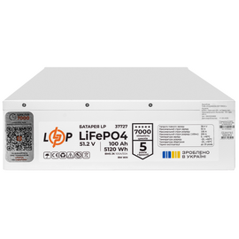 Зображення 5 Lifepo4 акумулятор LogicPower LiFePO4 51,2V, 100 Ah (5120Wh) (BMS JK 100A/50А) RM WH (37727)