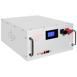 Изображение  Lifepo4 аккумулятор LogicPower LiFePO4 51,2V, 280 Ah (14336Wh) (BMS SP 200A/100А) RM RS485/CAN LCD WH (38155), Емкость (Ач): 280 Ач