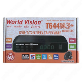 Изображение 3 Тюнер World Vision T644M3 + plus/FM, DVB-T2 / DVB-C