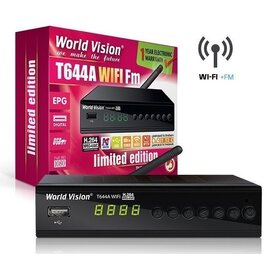 Изображение  Тюнер Т2 World Vision T644A WiFi FM внешние исполнение