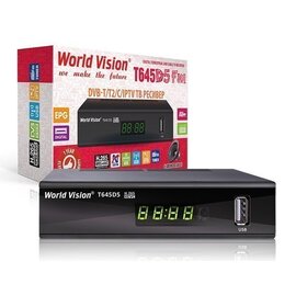 Изображение  Тюнер World Vision T645D5 FM, DVB-T2