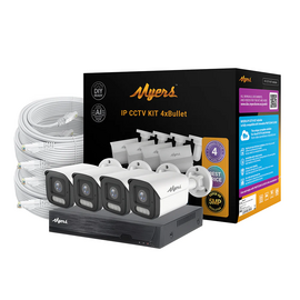 Изображение  Комплект видеонаблюдения Myers 4CH IP KIT 5MP 4xBullet цифровой