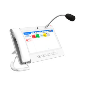 Зображення 3 VoIP телефон Fanvil A320i White провідна трубка, Колір: білий