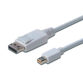 Зображення  Кабель мультимедійний Digitus miniDP-DP 1.0 м &mdash; AK-340102-010-W