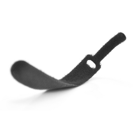 Изображение  Стяжки Voltronic Velcro, 10х100мм. black, 1 шт., Цвет: черный