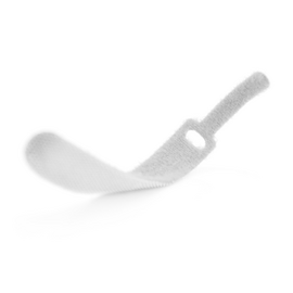 Изображение  Стяжки Voltronic Velcro, 10х100мм. white, 1 шт., Цвет: белый