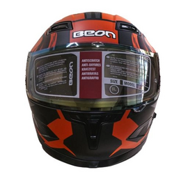 Зображення 2 Мотошолом Beon R Matt ХL Titan/Orange