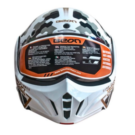 Зображення 2 Мотошолом Beon B-707 213 XL Shiny White