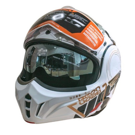 Зображення 3 Мотошолом Beon B-707 213 XL Shiny White