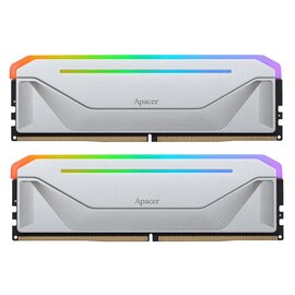 Изображение  Модуль памяти Apacer NOX RGB Silver DDR5 2x16384Mb 5200MHz &mdash; AH5U32G52C522NWAA-2