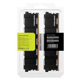 Зображення 6 Оперативна пам`ять Prologix Black DDR4 2x16384M 3600MHz — PRO32GB3600B4K