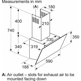 Изображение 2 Вытяжка Bosch DWK63PJ60T