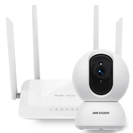 Изображение  2 MP видеокамера HikVision DS-2CV2Q21G1-IDW(W)/EU + Reyee RG-EW1200