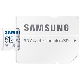 Изображение 2 Карта памяти Samsung Evo Plus microSDXC 512GB UHS-I/U3 Class 10  + SD-адаптер - MB-MC512SA/EU