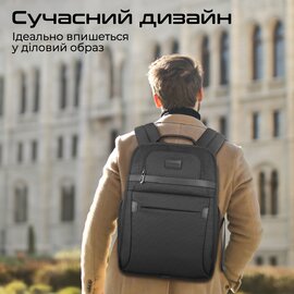 Изображение 4 Рюкзак для лэптопа Promate Paramount BP Black