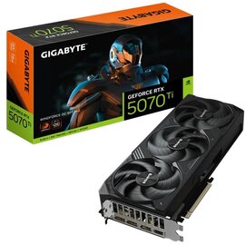 Зображення  Відеокарта Gigabyte GeForce RTX 5070 Ti Windforce OC (16384MB, GDDR7, 192bit) &mdash; GV-N507TWF3OC-16GD
