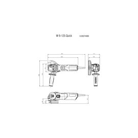 Изображение 6 Болгарка Metabo W&nbsp;9-125&nbsp;Quick - 600374000