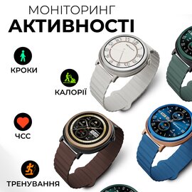 Зображення 5 Розумний годинник HiFuture Aurora Silver з Bluetooth 5.2