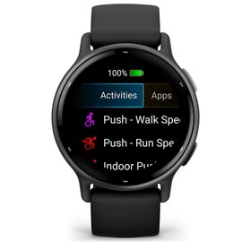 Зображення 6 Розумний годинник Garmin Vivoactive 5 Slate Aluminum Bezel with Black Case and Silicone Band з Bluetooth, Wi-Fi, ANT+
