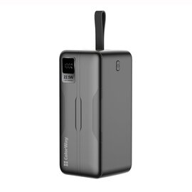 Изображение  Батарея мобильная ColorWay Digital Display 50000mAh Black &mdash; CW-PB500LPC5BK-PDD