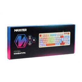 Зображення 5 Клавіатура Maxxter KBG-3C01-UA White