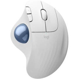 Изображение  Мышь Logitech Ergo M575S Off-White + Blue Ball &ndash; 910-007030