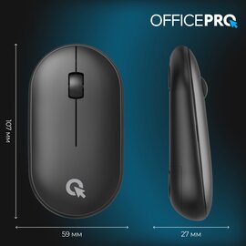 Зображення 4 Миша OfficePro M185B Silent Click Wireless Black