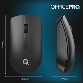 Зображення 6 Миша OfficePro M175B Silent Click Wireless Black