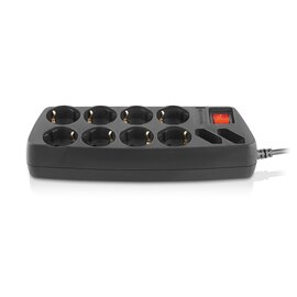 Зображення 4 REAL-EL RS-10 Protect 1.8м Black 10 розеток