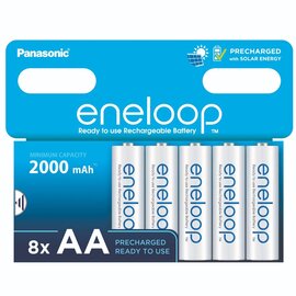 Изображение  Аккумулятор Panasonic Eneloop BK-3MCDE/8HH AA NI-MH 2000mAh 8 шт.