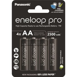 Изображение  Аккумулятор Panasonic Eneloop BK-3HCDE/4CP AA NI-MH 2500mAh 4 шт.