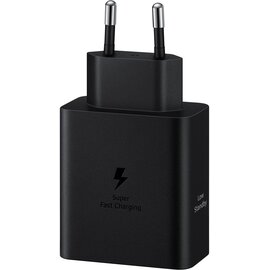 Зображення  Зарядний пристрій Samsung Power Adapter Type-C Cable 50W Black &mdash; EP-T5020XBEGEU