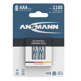 Зображення  Акумулятор Ansmann AAA/HR03 NI-MH 1100 mAh BL 4 шт