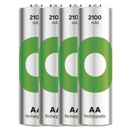 Изображение 2 Аккумулятор GP Recyko GP210AAHCER21-2TLB4 AA/HR06 NI-MH 2100 mAh BL 4 шт