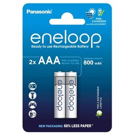 Изображение 2 Аккумулятор Panasonic Eneloop BK-4MCDE/2CP AAA NI-MH 800mAh 2 шт.