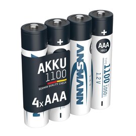 Зображення 2 Акумулятор Ansmann AAA/HR03 NI-MH 1100 mAh BL 4 шт