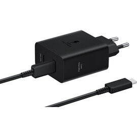 Зображення 3 Зарядний пристрій Samsung Power Adapter Type-C Cable 50W Black &mdash; EP-T5020XBEGEU
