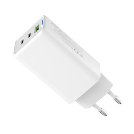 Зображення 6 Зарядний пристрій ColorWay GaN Mini 65W PD Port PPS USB (USB-2C1A) White &mdash; CW-CHS058PD-WT