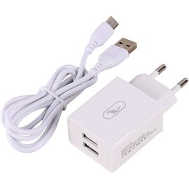 Зображення 4 Зарядний пристрій SkyDolphin SC30T (2USB, 2.1A) White + кабель Type-C &mdash; SDMZP-000113