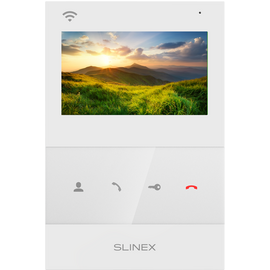 Изображение  Видеодомофон Slinex SQ-04N Cloud Wi-Fi White, Цвет корпуса: белый
