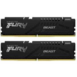 Изображение  Оперативная память Kingston Fury Beast Black DDR5 2x8192Mb 6000MHz &mdash; KF560C36BBEK2-16