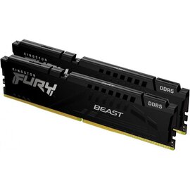 Изображение 2 Модуль памяти Kingston Fury Beast Black DDR5 2x32768Mb 6000MHz &mdash; KF560C30BBK2-64