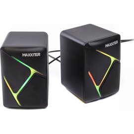 Зображення  Акустична система 2.0 Maxxter CSP-U004RGB USB Black &mdash; CSP-U004RGB