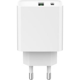 Зображення 2 Зарядний пристрій Gembird USB-A + Type-C (PD20W + QC3.0 18W) white &mdash; TA-UC-PDQC20-01-W