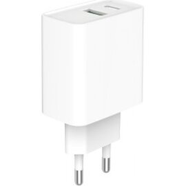 Зображення 3 Зарядний пристрій Gembird USB-A + Type-C (PD20W + QC3.0 18W) white &mdash; TA-UC-PDQC20-01-W