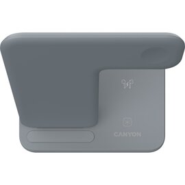 Зображення 3 Зарядний пристрій Canyon WS-303, 3in1 Wireless Dark Grey &mdash; CNS-WCS303DG