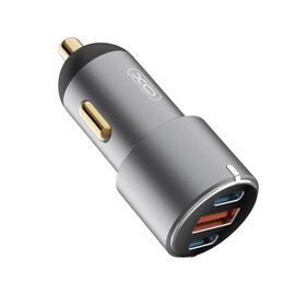 Зображення  Зарядний пристрій XO CC45 1 USB QC 3.0 + 2 Type-C PD (60W) Black &mdash; XO-CC45-BK
